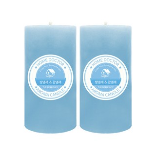 더허브샵 홈닥터 아로마 캔들, 2개, 아쿠아체리블라썸