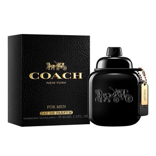 COACH 蔻馳 時尚曜黑男性淡香精 40ml 台灣公司貨, 1件