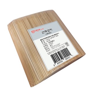Dainne 竹製烤肉串籤 15cm, 1000入, 1個