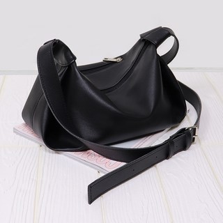 bonnie bottari 亞莉安娜斜背肩背包, 黑色