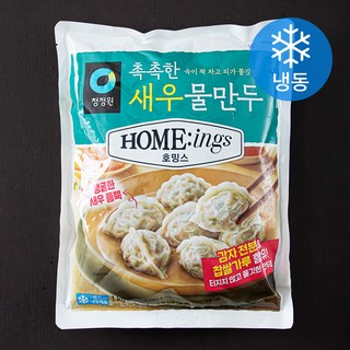 청정원 호밍스 촉촉한 새우 물만두 (냉동), 1kg, 1개