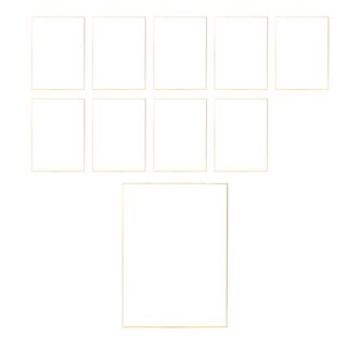 高級作品用雙層書畫板, 10個