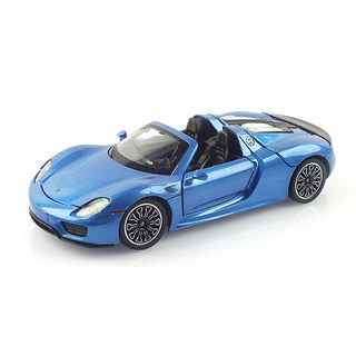Replicas 1:24 保時捷 918 Spyder 壓鑄模型車, 藍色