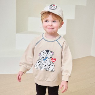 mollimelli 兒童迪士尼101忠狗拉克蘭袖大學T恤