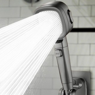 Kkalkkom Shop 高壓蓮蓬頭, 灰色, 1個