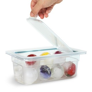 Silly Garden 冷凍庫冰塊保鮮盒, 1個, 混色