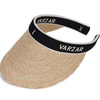 VARZAR 有機綁帶拉菲草遮陽帽