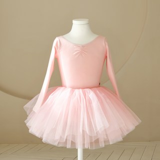 幼兒芭蕾舞服 按扣式連身芭蕾舞衣 + 紗裙套裝