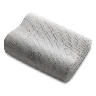 frante 可機洗記憶棉頸椎枕, 1個, 灰色