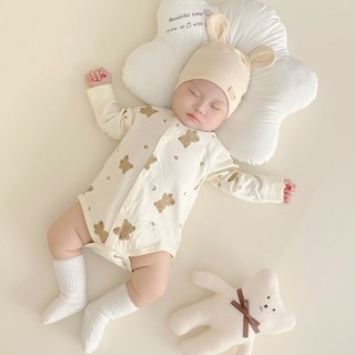 STARDOOR 嬰兒日常柔軟長袖包屁衣