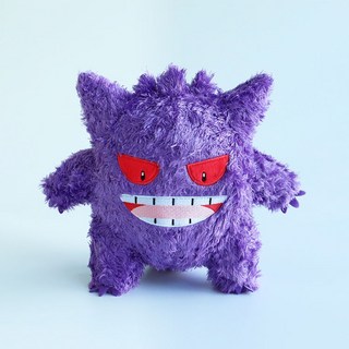 寶可夢 毛茸茸絨毛娃娃, 1個, 19cm, 耿鬼