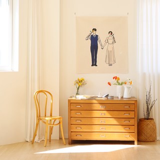 Mononique布質海報, 31 藍色婚禮