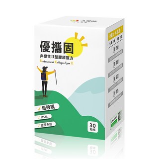 人可和 優攜固UC2膠原 補充膠原蛋白 維持關節靈活度與舒適度, 30顆, 1盒