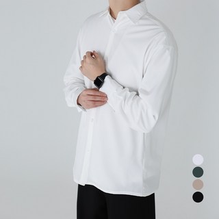 INFIOUS 男士基本款垂墜感襯衫 I263-5