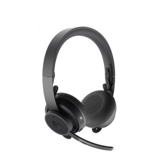 로지텍 ZONEWIRELESS 무선 헤드셋, 블랙, A00082