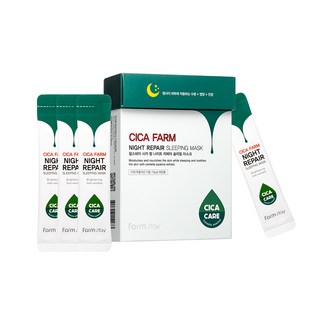 Farm stay 植物莊園 積雪草夜間護理晚安面膜 4ml, 20片, 1盒