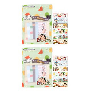 짱구 짱구는 못말려 플랫 마스킹 테이프, 딩굴짱구, 2개