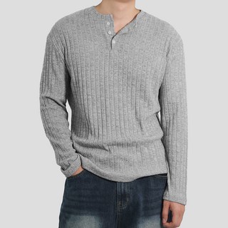 男士瑪格林亨利領針織衫 T3008