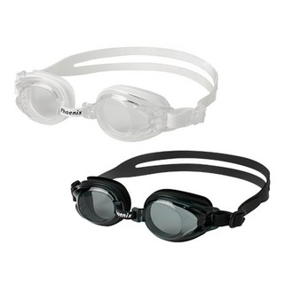 Phoenix 兒童無鏡面泳鏡 PN-509J (白色+黑色) 1組, 白+黑