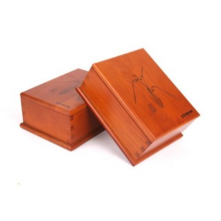 六兄弟圍棋 原木方形圍棋罐套組, 棕色, 1個