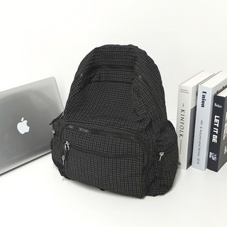 FROMHEAVEN 女性 Rodecae 日常輕量防水後揹包 P767, 格紋