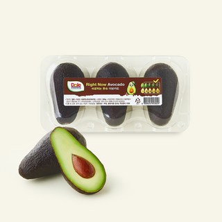Dole 칠레산 Right Now 바로먹는 후숙 아보카도, 500g, 1개