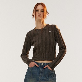 ORDINARY HOLIDAY WONDERPLACE 女款開衩毛衣 W7C23SASW101