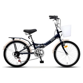 Samchuly Bicycle 卡拉 20吋 折疊式小徑車, 深藍色, 140cm, 1個
