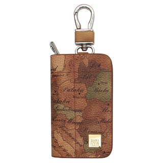 Prima Classe 經典現代 皮革 鑰匙包, 卡其色, 單品