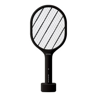 한일상사 시그니처 원버튼 전기모기채 C타입, 블랙