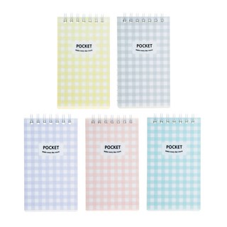 Tamsaa 口袋彈簧筆記本, 1組, 5 種顏色