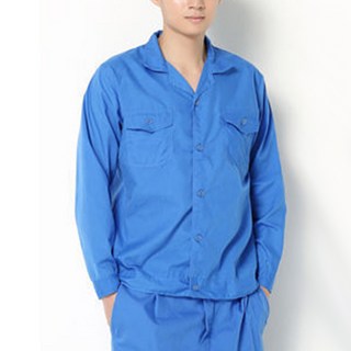 UNHEVE 透氣藍色長袖工作服 03