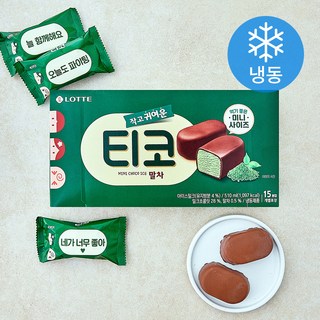 롯데웰푸드 티코 말차 (냉동), 1개, 15개입, 34ml