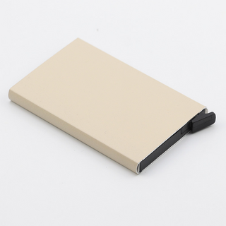 收納商務名片盒, 米色, 1個