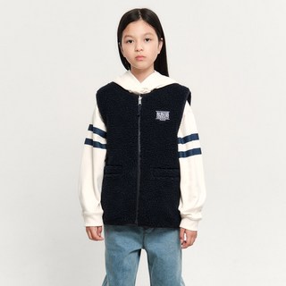 MaritheFrancoisGirbaud 兒童款CLASSIC LOGO雙面穿刷毛背心