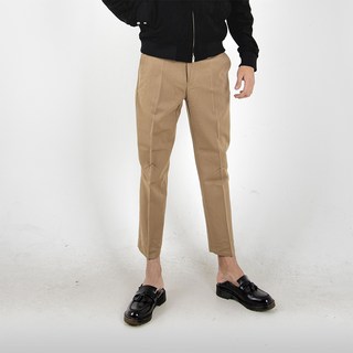 THEGANZI 男士錐形剪裁側鬆緊基本款長褲