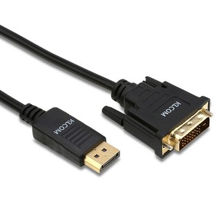 KELCOM DisplayPort DVI 電纜單向 V1.1, 1個, 1.8m