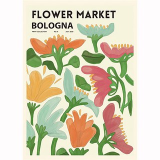 Market A 花卉市集帆布海報 TYPE 1
