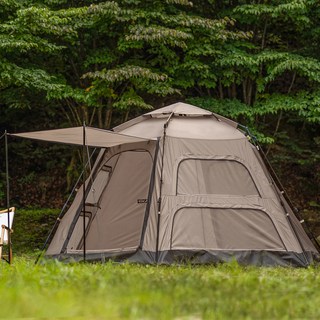 Fast Camp Auto 8 窗戶快開帳篷, 卡其色, 7-8人