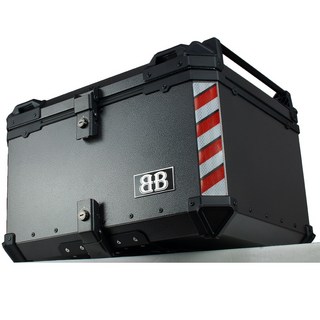 BANCY 85公升鋁合金機車後箱 (強勁黑), 強勁黑