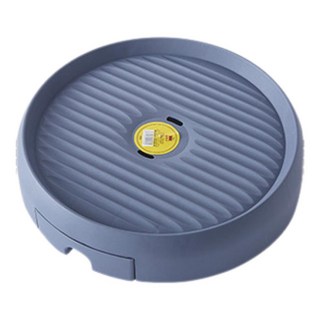 自動排水隱藏式滾輪花盆底盤, 藍色, 1個