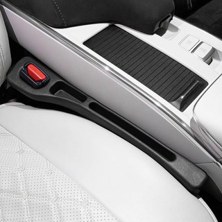 Justpick 汽車座椅縫隙填充條 車用縫隙防漏塞, 黑色, 1組