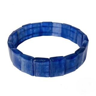 A1寶石 頂級藍晶石水晶手排 附白水晶碎石 A-09 25g