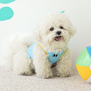 바잇미 강아지 아이스 쿨링 베스트, 스카이블루