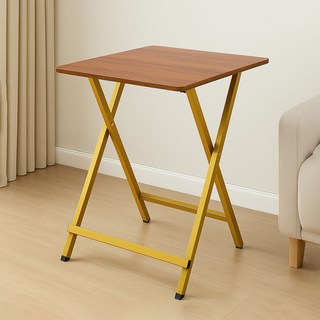 GAGU FEELING 家用折疊桌, 棕金色