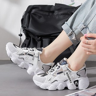 女款潮流拼接老爹鞋 WS351