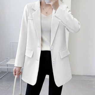 Goodif 女性經典單排雙扣修身西裝外套