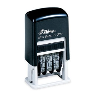 Shiny S-300 日期章 可調日期, 1個, 藍紫色