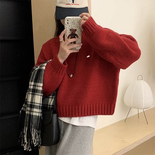 andstyle 女款 Ann's 簡約圓領長袖針織衫 263669