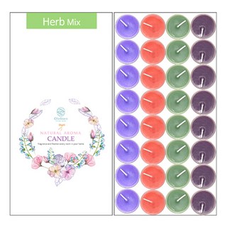 Ollevien Hyang 茶燈 4 x 8p 套裝, 1組, 混合草本